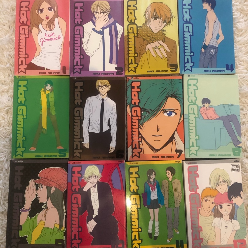 Hot Gimmick manga full set volumes 1-12